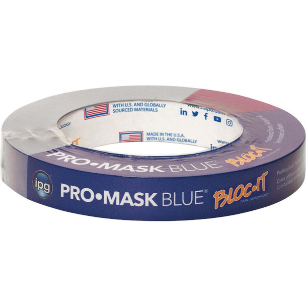 IPG ProMask Blue 0.70 In. x 60 Yd. Bloc-It Masking Tape 9530