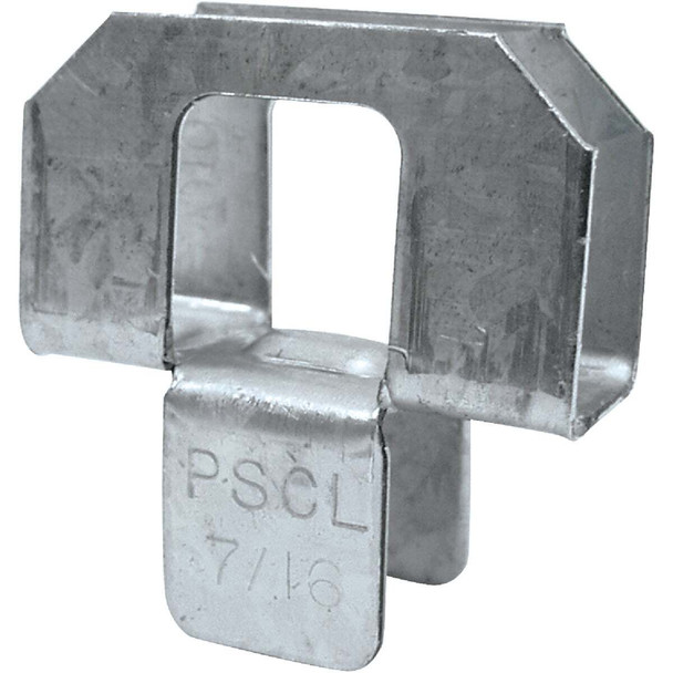 Simpson Strong-Tie 7/16 In. 20 ga Galvanized Steel Plywood Clip Pack of 250