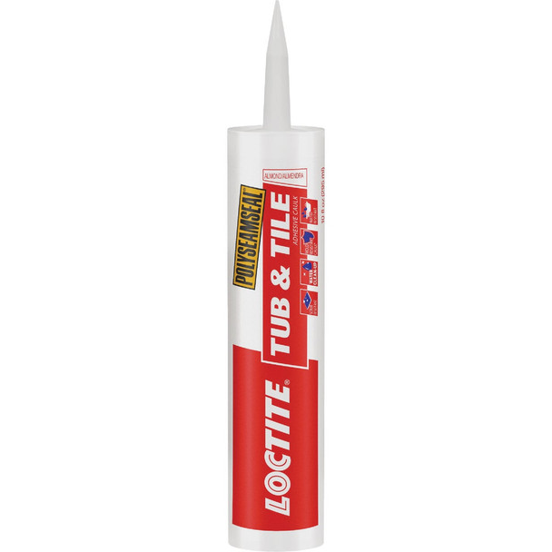 Loctite Polyseamseal 10 Oz. Almond Kitchen & Bath Caulk 2154752