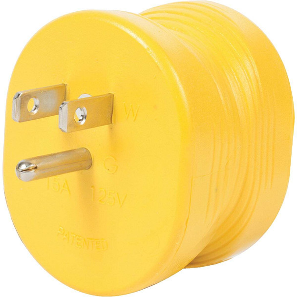 Camco Power Grip 15A Male to 30A Female RV Plug Adapter 55223