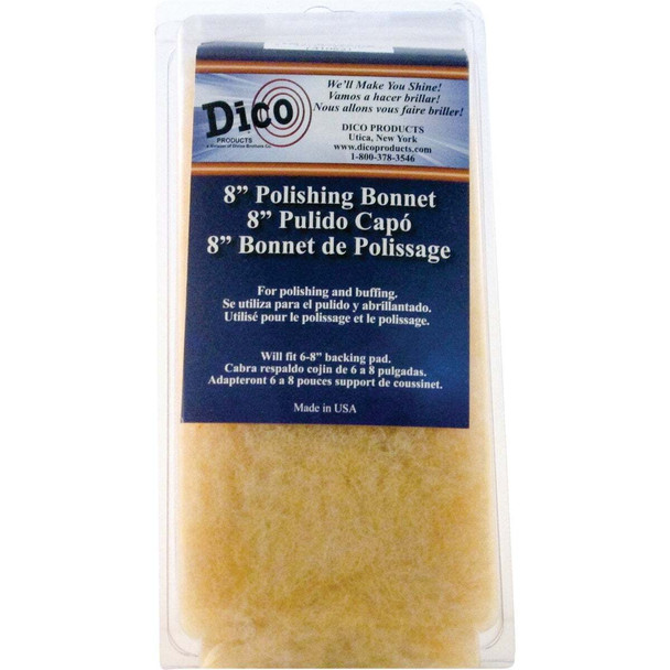 Dico 7 In. & 8 In. Synthetic Tie-On Polishing Bonnet 7410831