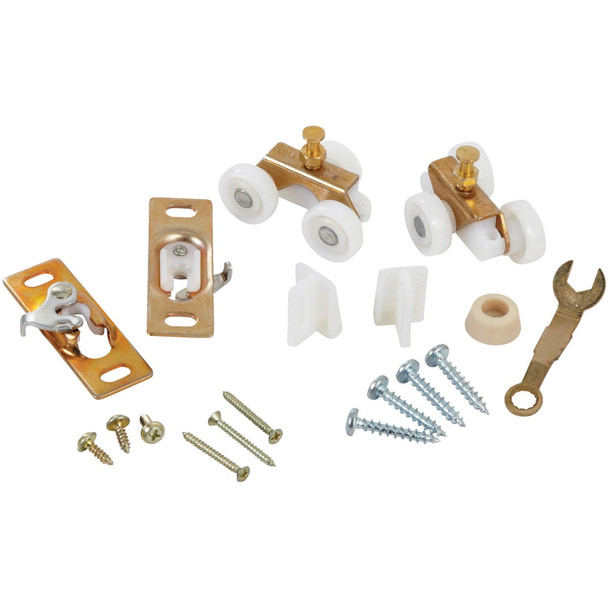 Johnson Hardware 1500 Series 36 In. W. Pocket Door Hardware Set 1500PPK3