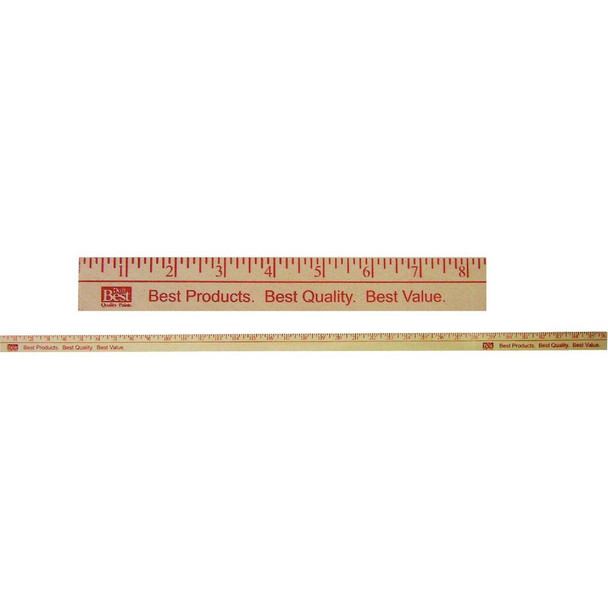 Do it Best 36 In. Wood Yardstick RL36C Pack of 100