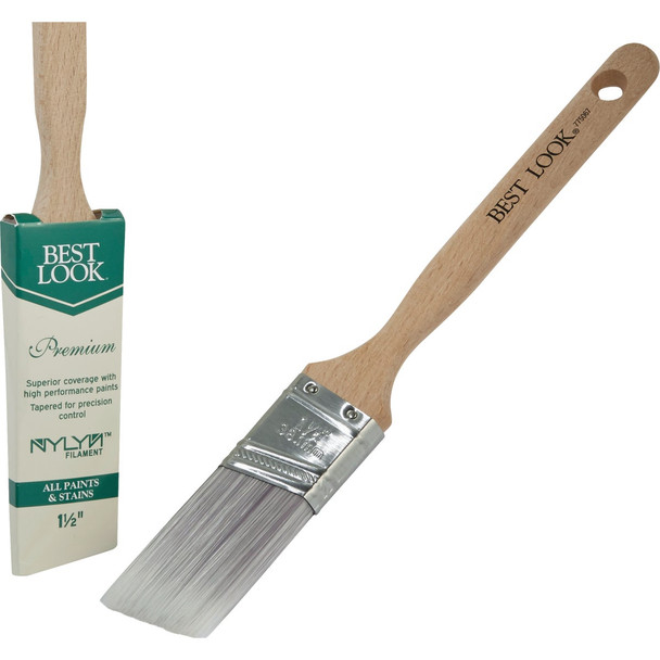 Best Look Premium 1.5 In. Angle Nylyn Paint Brush DIB 422-150