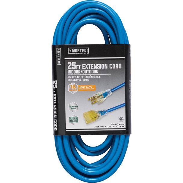 Master Electrician 25 Ft. 16/3 Outdoor Extension Cord 02367-06ME