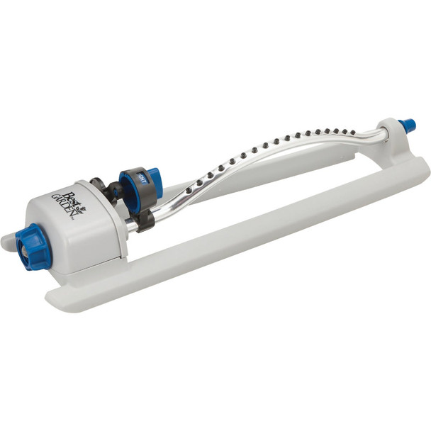 Best Garden Poly 3000 Sq. Ft. Blue & Gray Oscillating Sprinkler 56607