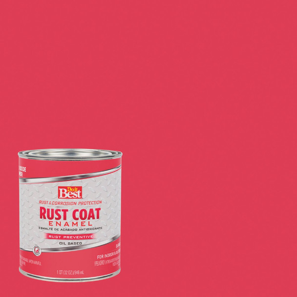 Do it Best Rust Coat Enamel Primer, Red Oxide, 1 Qt. 203577D