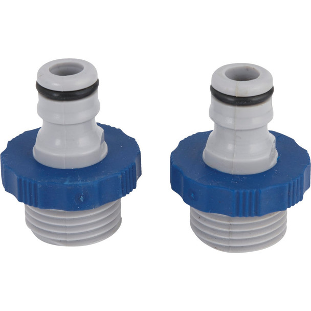 Best Garden Male Poly Quick Connect Connector Set (2-Pack) DIB50320