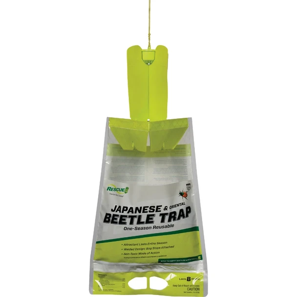 Rescue Reusable Outdoor Oriental & Japanese Beetle Trap JBTZ-DB12