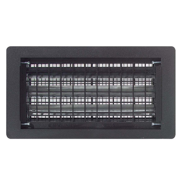 AirVent 8 In. x 16 In. Black Automatic Foundation Ventilator RABL