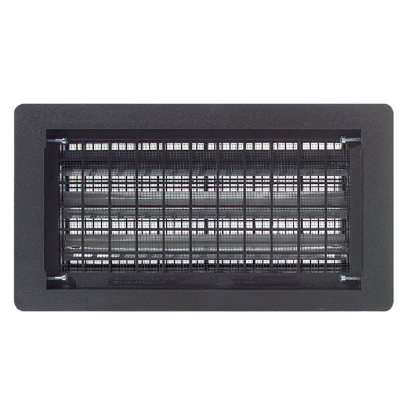 AirVent 8 In. x 16 In. Black Automatic Foundation Ventilator RABL