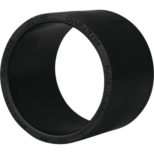 Charlotte Pipe 2 In. No Stop Hub x Hub Repair ABS Coupling ABS 00130  0800HA