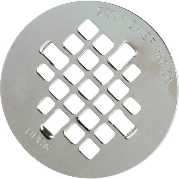 Sioux Chief 4-1/4 In. Stainless Steel Snap-In Shower Drain Strainer 827-2SPK1