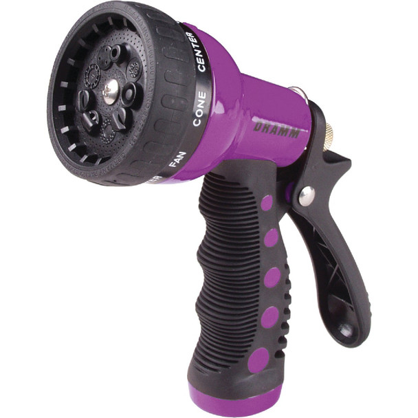 Dramm Heavy-Duty Metal 9-Pattern Nozzle, Berry 60-22706
