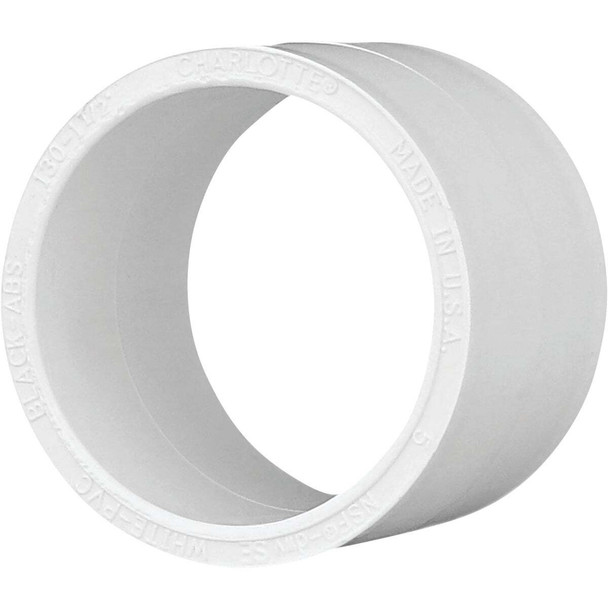 Charlotte Pipe 1-1/2 In. Schedule 40 DWV PVC Repair Coupling PVC 00130  0600HA