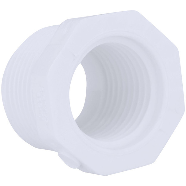Charlotte Pipe 1-1/4 In. MPT x 1/2 In. FPT Schedule 40 PVC Bushing
