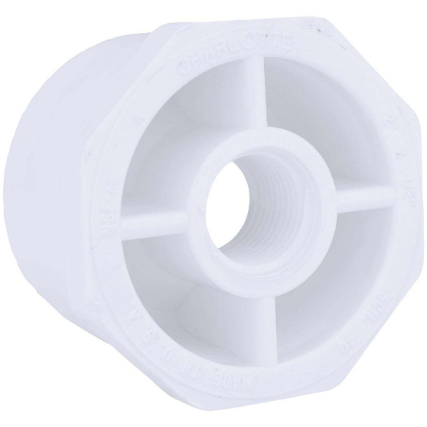 Charlotte Pipe 2 In. SPG x 1/2 In. FPT Schedule 40 PVC Bushing PVC 02108  2400HA