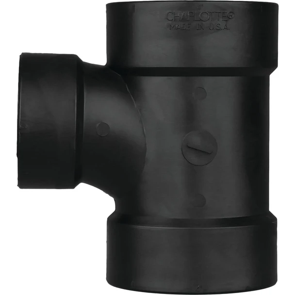Charlotte Pipe 3x1-1/2 Abs Sanitary Tee ABS 00401  1200HA