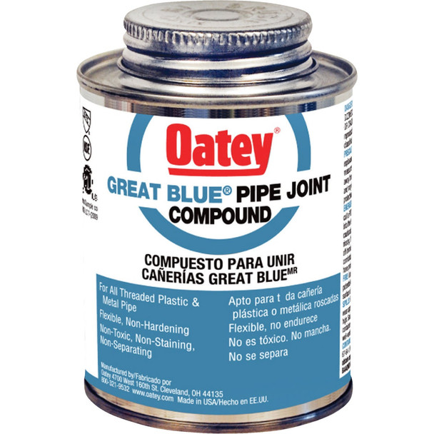 Oatey Great Blue 4 Fl. Oz. Blue Pipe Compound 31261
