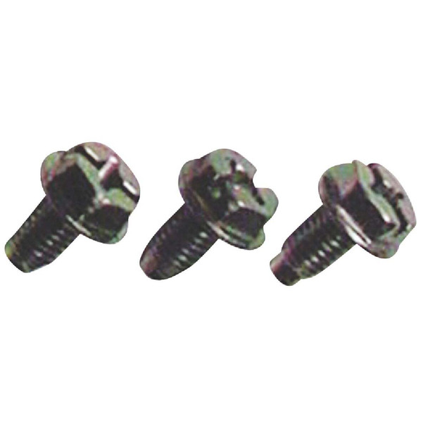 Gardner Bender Round Washer Green Grounding Screw (12-Pack) GGS-1512R
