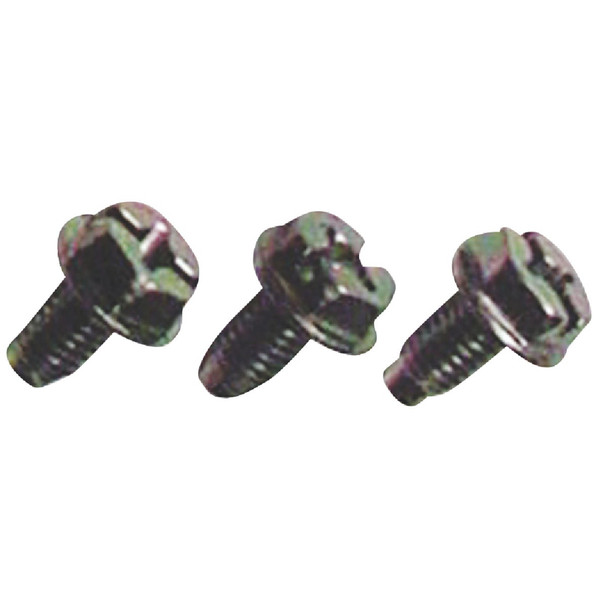 Gardner Bender Round Washer Green Grounding Screw (12-Pack) GGS-1512R