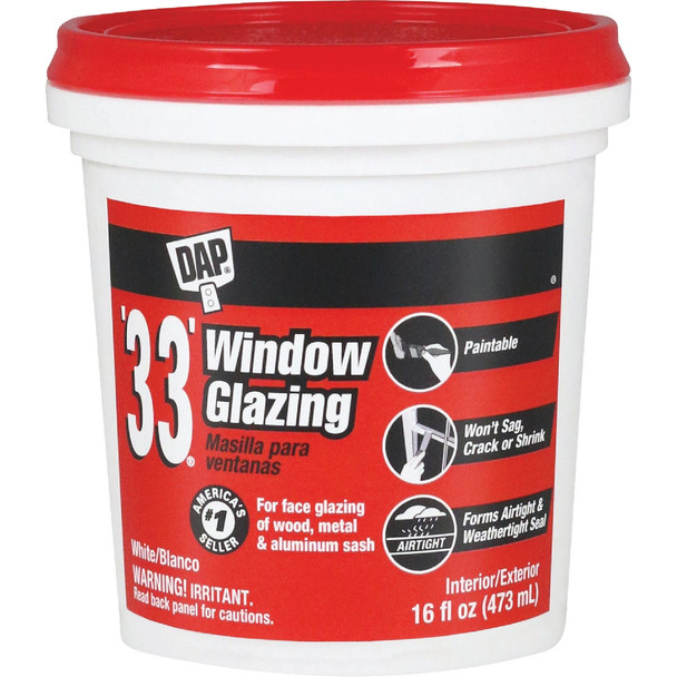 DAP 33 16 Oz. Glazing Compound 7079812121