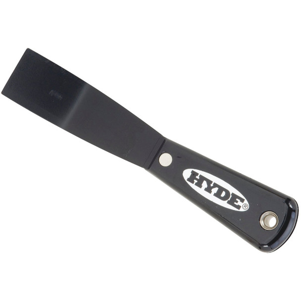 Hyde Black & Silver 1-1/4 In. Bent Blade Putty Knife 02070