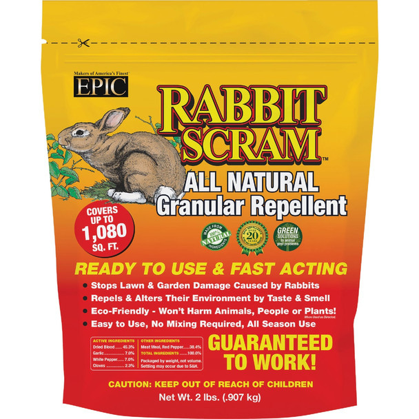 Rabbit Scram 2 Lb. Granular Organic Rabbit Repellent 11004