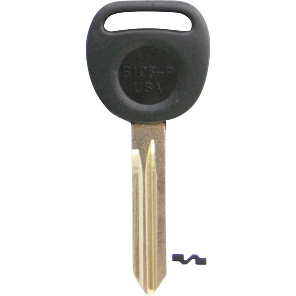 ILCO GM Nickel Plated Automotive Key, B106-P / B106P (5-Pack) IAJ00000703