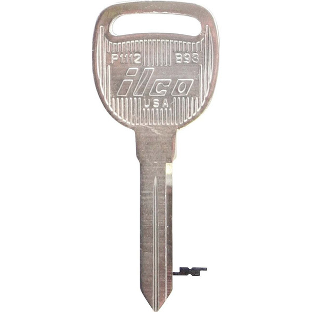 ILCO GM Nickel Plated Automotive Key, B93 / P1112 (10-Pack) IAL01652002