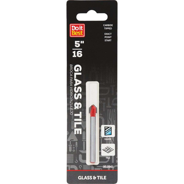 Do it Best 5/16 In. x 2-7/8 In. Carbide Glass & Tile Drill Bit QJDIB-GT-004