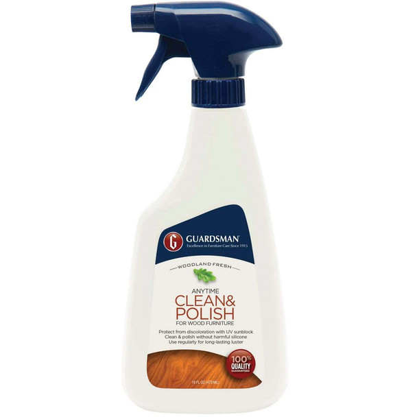 Guardsman 16 Oz. Woodland Fresh Anytime Clean & Polish for Wood Furniture 461100