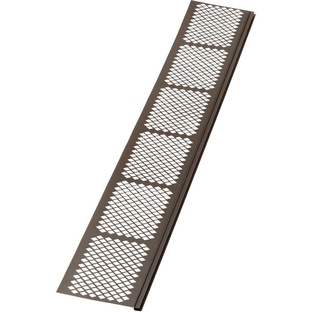 Amerimax 6-1/2 In. x 3 Ft. Brown Vinyl Gutter Guard 85379