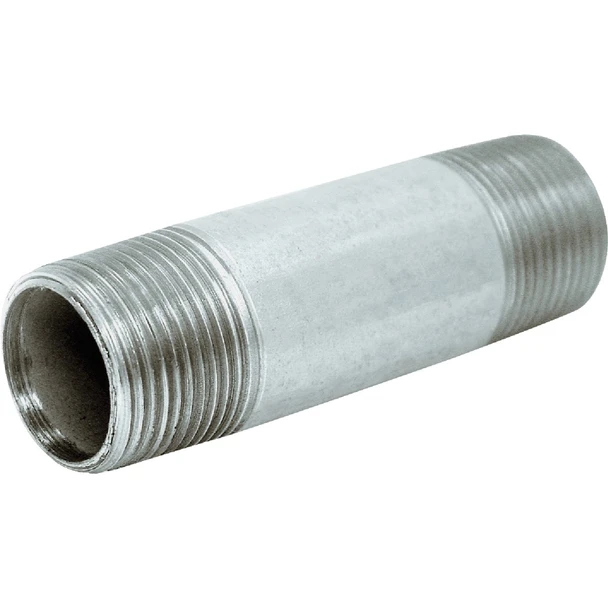 Anvil 3/8 In. x 4-1/2 In. Welded Steel Galvanized Nipple 8700148557