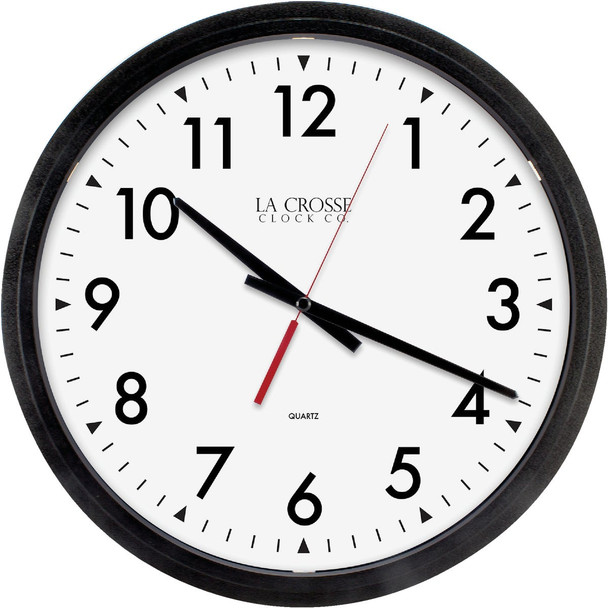 La Crosse Technology Commercial Quartz Wall Clock 404-2636-INT