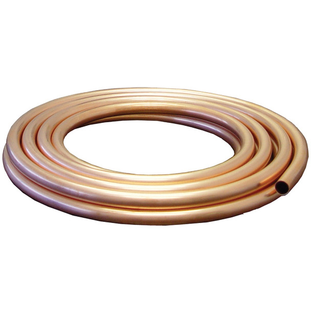 B&K 1/4 In. OD x 10 Ft. Utility Grade Copper Tubing UT04010