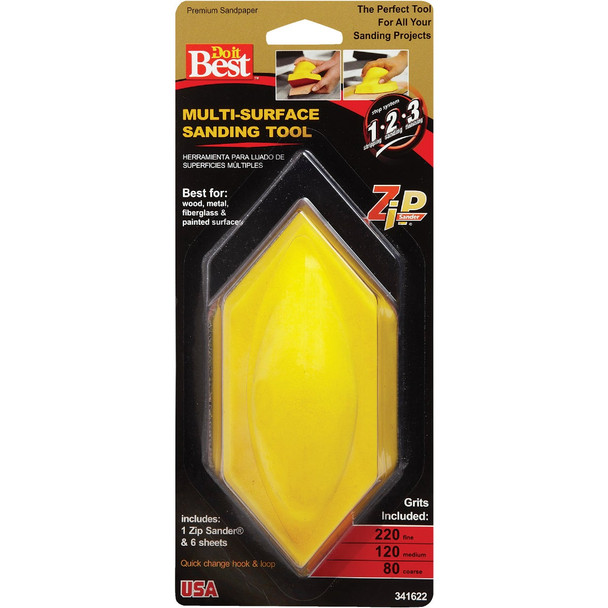 Do it Best Zip Sander Hand Sanding Kit 7186004