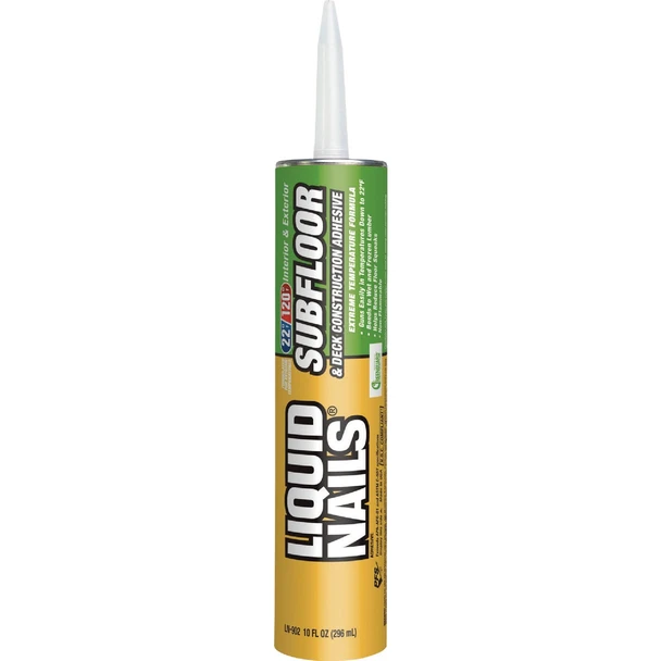 LIQUID NAILS 10 Oz. Subfloor & Deck Construction Adhesive LN902