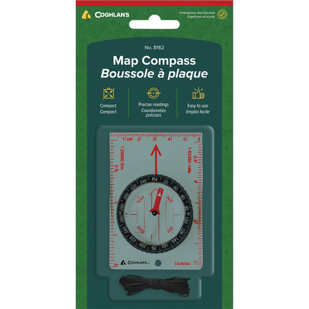 Coghlans Liquid Filled Map Compass 8162