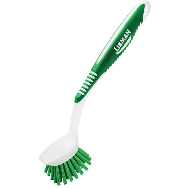 Libman Green Polymer Fiber Ergonomic Dish Brush 45