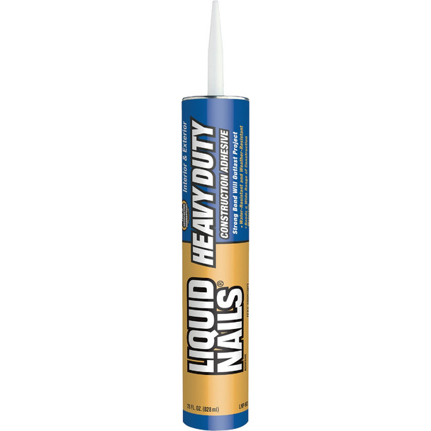 Liquid Nails 28 Oz. Heavy Duty Construction Adhesive (Low VOC) LNP903-28OZ