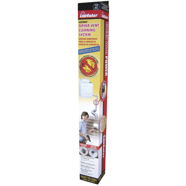 Gardus LintEater Dryer Vent Cleaning System (10 Piece) RLE202