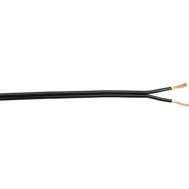 Coleman Cable 250 Ft. 18/2 Black Lamp Cord 600006608