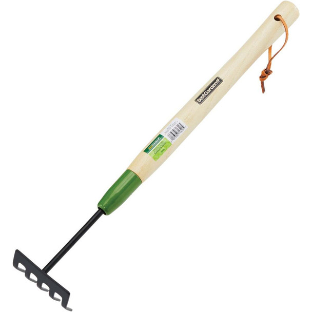 Best Garden 5 In. Steel Level Garden Rake (5-Tine) GT-9030
