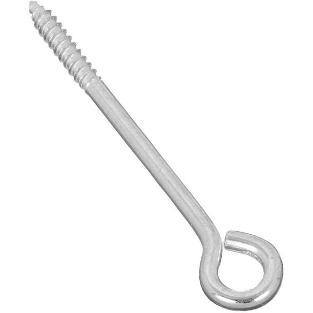 National Hardware 1/4 In. x 5 In. Zinc Lag Screw Eye N220-673 Pack of 10