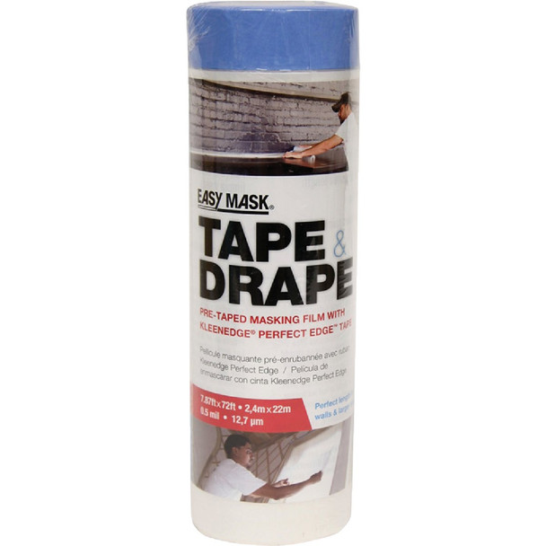 Trimaco Easy Mask 2.4m x 22m Tape & Drape with PerfectEdge Tape 396490