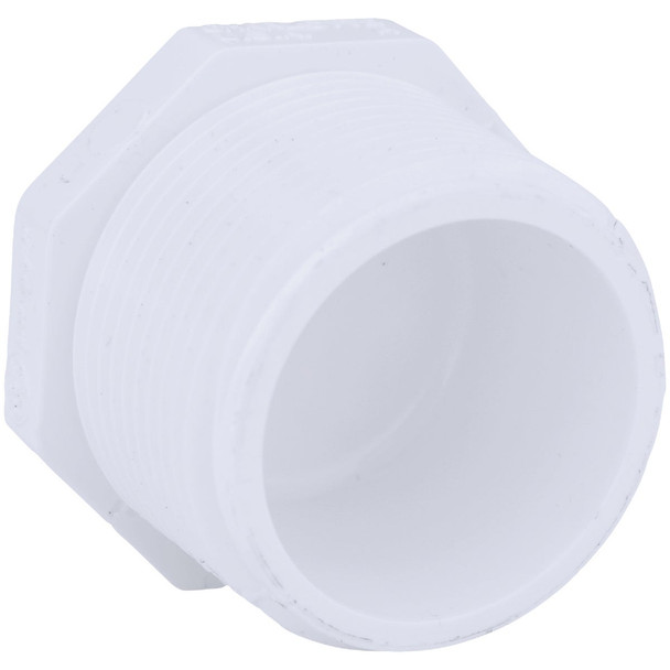 Charlotte Pipe Threaded Schedule 40 1-1/4 In. MIP PVC Plug PVC 02113  1200HA