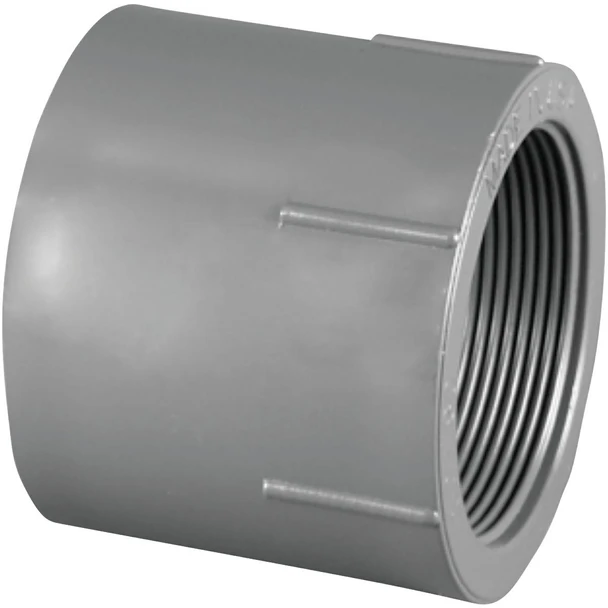 Charlotte Pipe 2 In. Schedule 80 Female PVC Adapter PVC 08101  2000HA
