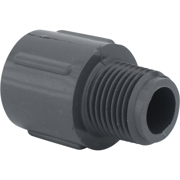 Charlotte Pipe 1/2 In. Schedule 80 Male PVC Adapter PVC 08109  0600HA