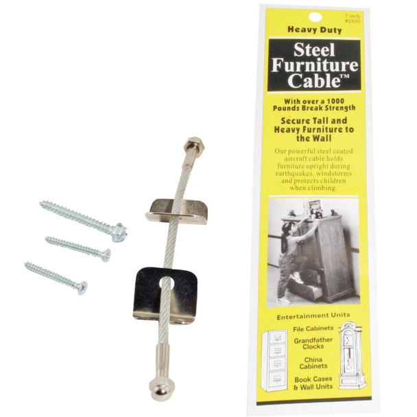 QuakeHold 7 In. Anti-Tip Furniture Cable 2830